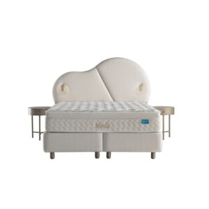 sänkypaketti 160x200 säilytystilalla mirella beige sänky pääty ja patja